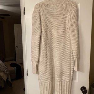 Long Cream Cardigan